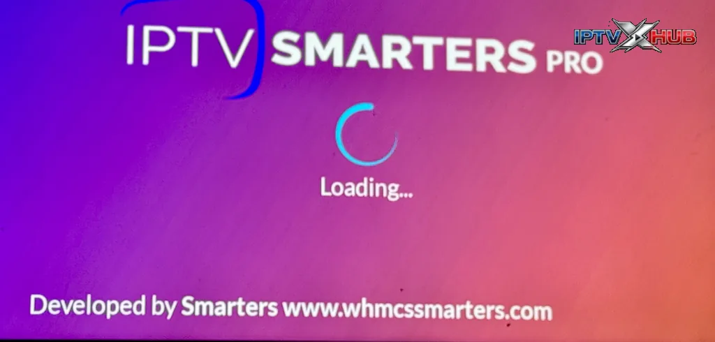 IPTV Smarters Pro loading